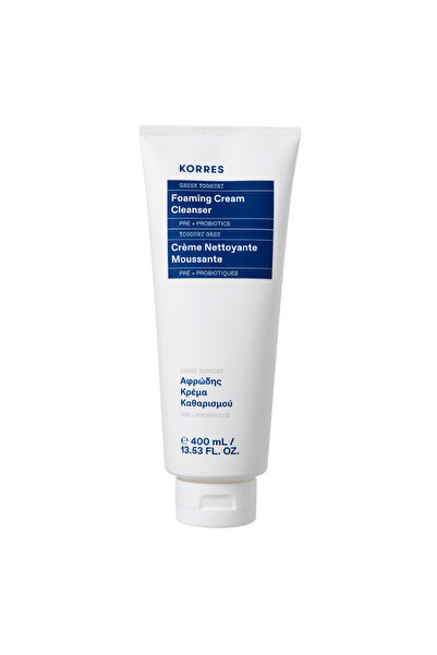 korres Greek Yoghurt Foaming Cream Cleanser 400 ml