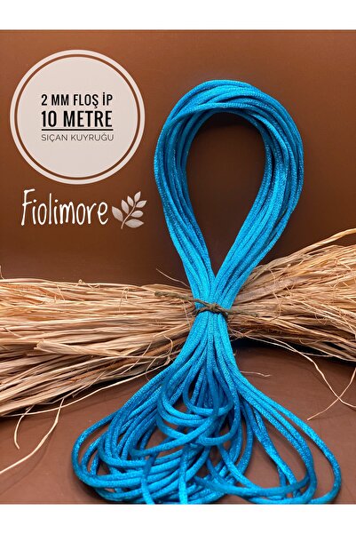 Fiolimore Uzica za pranje, petrolej boje (RAT TAIL) 2 mm, 10 metara, žica za ...