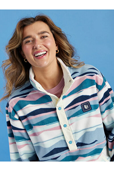 DobaKids Turtleneck Pocketed Oversized Thick Retro Fleece Unisex Women's Men's Sweatshirt