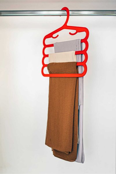 Beray 4 Pcs Pants Scarf Shawl Hanger Multi Hanger Decorative Hanger 4 Layers
