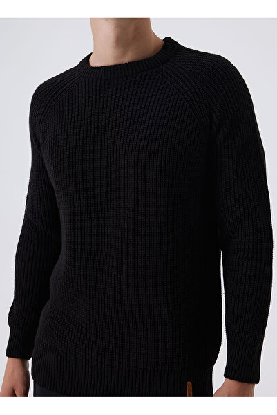 Lee Cooper O Neck Regular Fit Black Men's Sweater 241 Lcm 241033 Albert Black