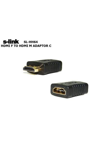 Generic Brand SL-HH64 محول HDMI ذكر إلى HDMI أنثى