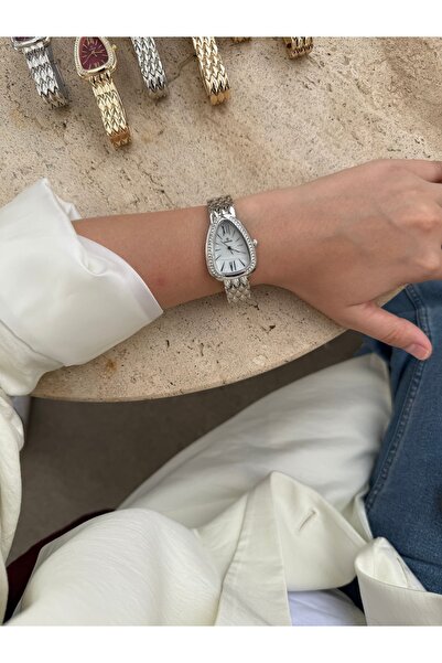 Bluemix Aksesuar Serenay Model White-Silver Steel Women's Watch (Gifted Product)