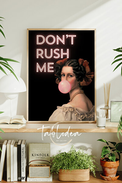 tablodea Pictură modernă Pop Art, Poster înrămat vintage cu text neon, Pictur...