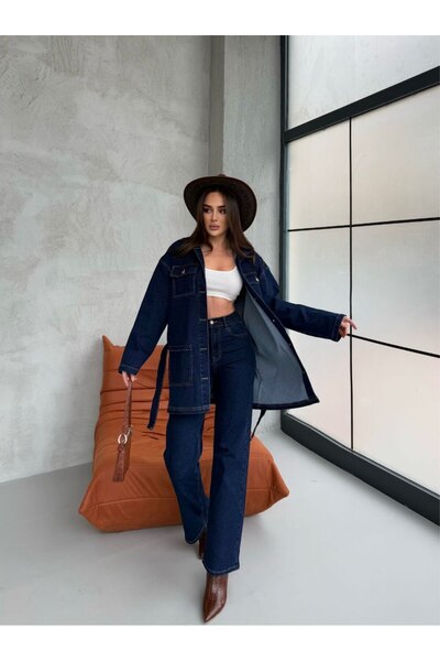 ZTO KADIN KOT CEKET PANTALON TAKIM