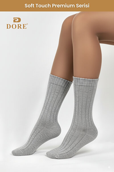 Dore Оригинални дамски меки и нежни зимни чорапи от серията Premium с мека текстура и подплата от вълна - 1 чифт