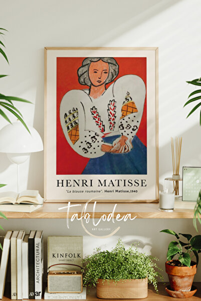 tablodea Henri Matisse Tablou modern înrămat cu poster, decorativ boem, minim...