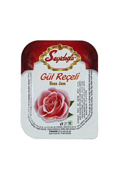 Seyidoğlu Geleneksel Gül Reçeli 20 gr x100 Tekli Paket