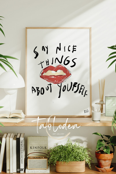 tablodea Ilustrație cu text tematic motivațional, proiectată de Pinterest, cu...