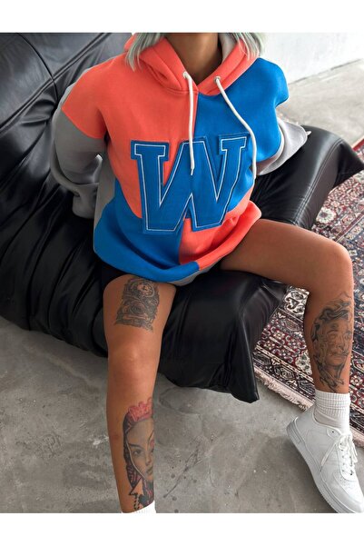 İLKCET MODA W Hanorac oversize unisex cu glugă