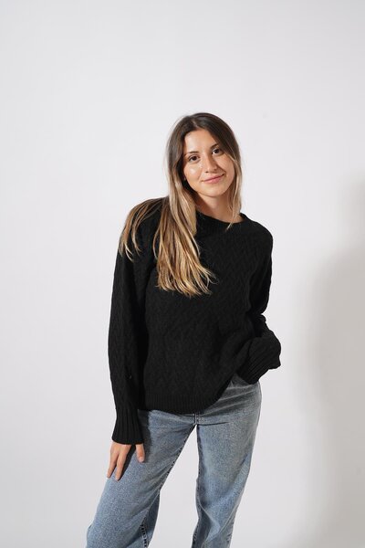 Pafi Moda Pulover Eloi de înaltă calitate pentru femei - maro