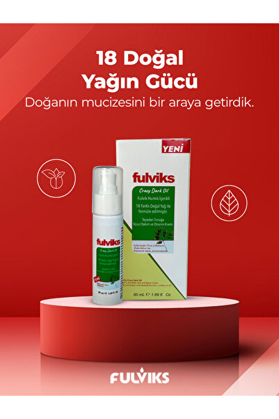 fulviks CRAZY DARK OİL 50 ML
