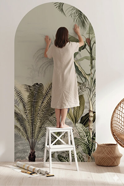 Kt Grup Doğa Manzarası Rüya Ormanı Boho Kemer Arch Modern Duvar Sticker