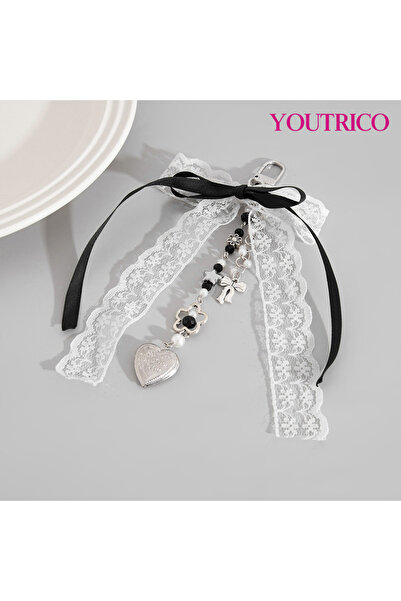 Youtrico Girls' Bow Ribbon Bag Accessories,keychain,bag charm love gift