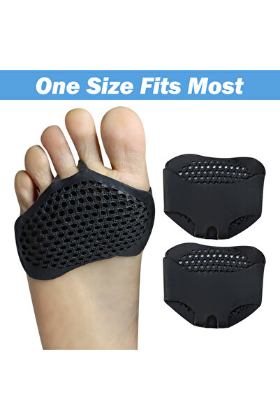 Choice أسود - 4 قطع من وسادات مشط القدم من Pexmen 2/4 قطع وسادات كرة القدم لل...