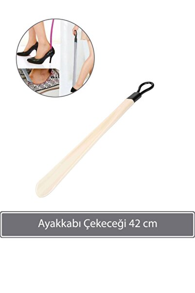 Sunplast 42 cm Sert Plastik Ayakkabı Çekeceği Kerata Ayakkabı İçin Pratik Çekecek