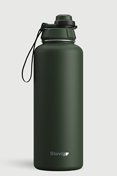 Stevig 1 Hand Leak-Proof Steel Thermos 1500 ml Green St-252