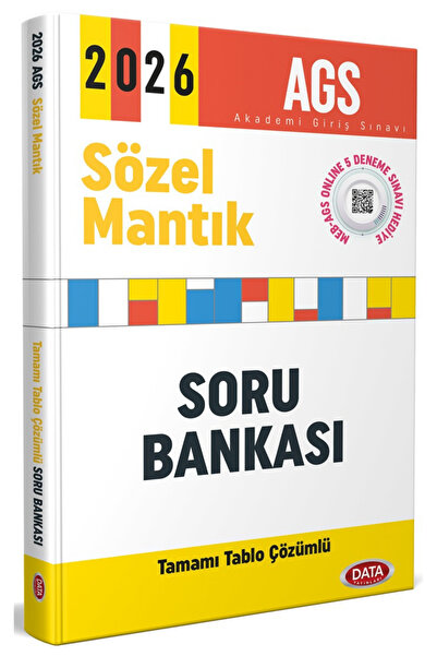 Data Yayınları MEB-AGS Sözel Mantık Tamamı Tablo Çözümlü Soru Bankası