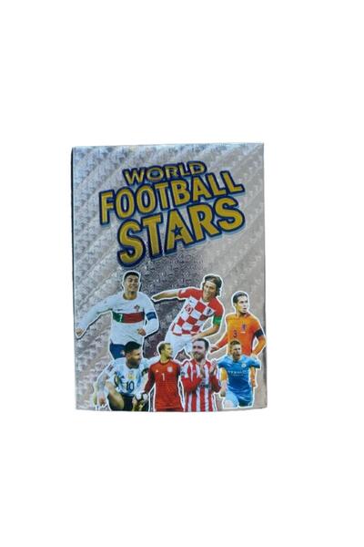 OEM Set of 55 World Football Stars cards, silver, the best players on the planet, 4 years+
