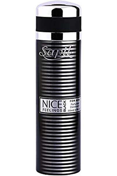 sapil مزيل عرق سابيل نايس فيلينج بلاك للرجال، 200 مل