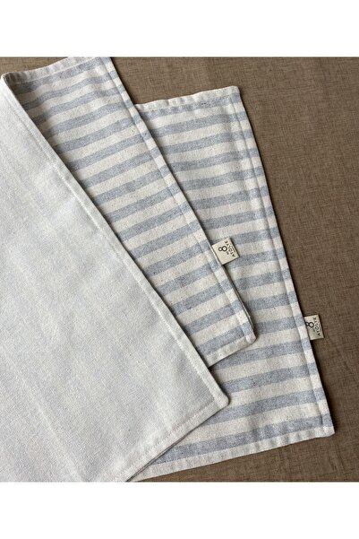 No8 Atölye طقم تقديم أمريكي مخطط، قطعتان، أدوات مائدة للتقديم وعرض الطعام