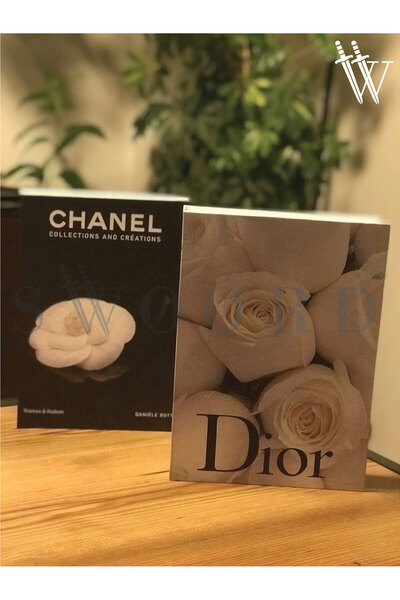 SWOORD Dekoratif Kutu 2'li Set Kitap Görünümlü Kutu