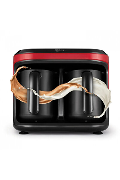 Karaca Hatır Hüps Duet Türkische Kaffeemaschine Rot 1400W Kaffeevollautomat-C...