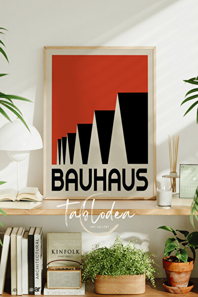 tablodea Tablou poster înrămat modern Bauhaus, Pictură decorativă retro Bauha...
