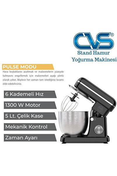 CVS DN 4658 Hamur Yoğurma Makinesi 1300W