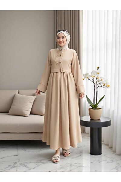 ENDAMIM Σετ λινό φούστα