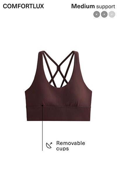 Oysho Orta destekli cup'lı comfortlux spor sütyeni