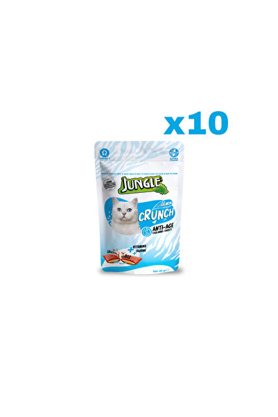 Jungle Crunch Kedi Ödül Maması Yaşlanma Karşıtı 10 Adet (1x60gr)