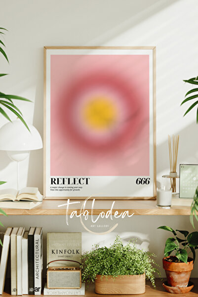 tablodea Pictură cu poster înrămat cu energie spirituală Aura Reflect, Ilustr...