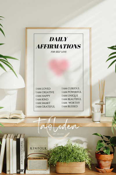 tablodea Slika uokvirene postere Aura Love, pozitivna dekorativna moderna sli...