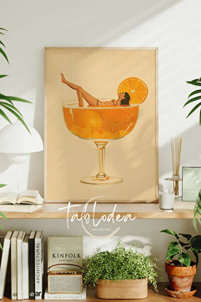 tablodea Slika za kuhinjski kutak u baru sa temom koktela, dekorativna modern...