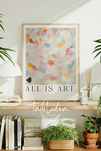 tablodea Tablou cu poster înrămat, abstract, colorat, decor de perete artisti...