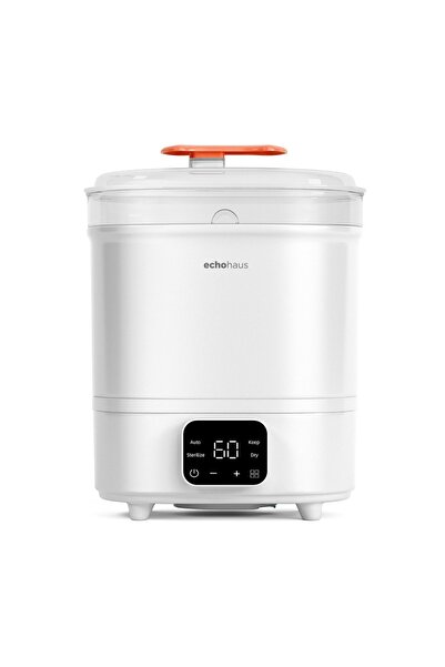 Echo Haus معقم ومجفف زجاجات الحليب الكهربائي بقوة 500 واط لزجاجات الأطفال (6 زجاجات)