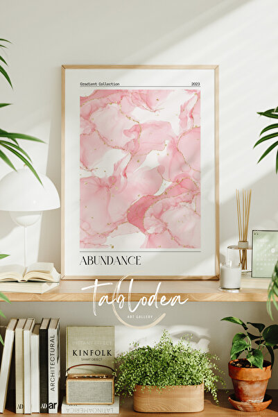 tablodea Aura Abundance Çerçeveli Poster Tablo, Aura Dekoratif Soyut Tablo, A...