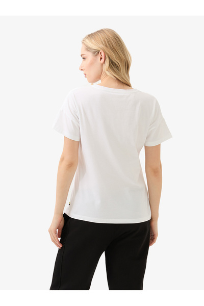 Blackspade Women's V-Neck T-Shirt 60584 - White