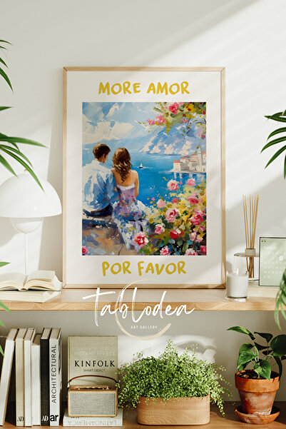 tablodea Pictură decorativă retro minimalistă, colorată, modernă, înrămată, c...