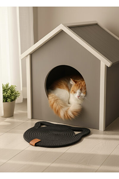 sfb Διακοσμητικό τοίχου από γιούτα PatiArt, μποέμικο στολίδι για κατοικίδια, διακοσμητικό παιχνίδι