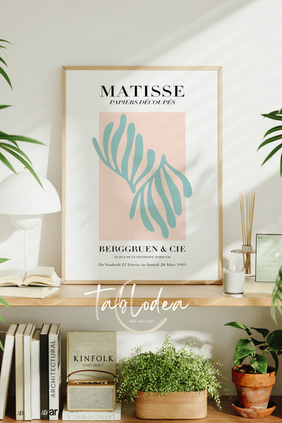 tablodea Tablou cu poster înrămat în stil boem Matisse, pictură modernă decor...