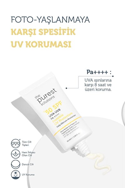 The Purest Solutions Canlandırıcı Cilt Tonu Eşitleyici Yüz Peeling Serum + Spf+50 Güneş Koruyucu