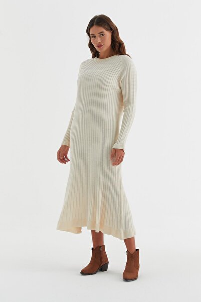 MARKALİSTE Сукня з прямим кроєм та підкладкою, екрю