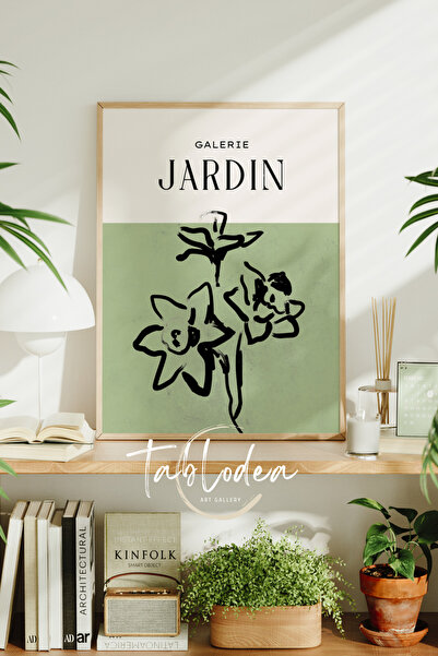 tablodea Tablou cu poster în stil boem, Tablou decorativ minimalist cu flori,...