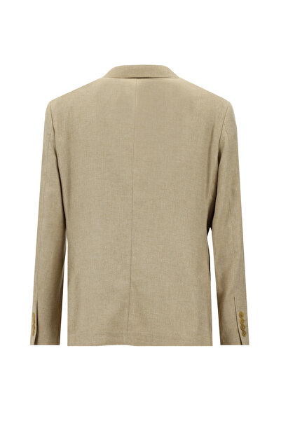 Kiğılı Μπουφάν με χαλαρή εφαρμογή, άνετο κομμένο σχέδιο, από μείγμα βαμβακιού και λινού