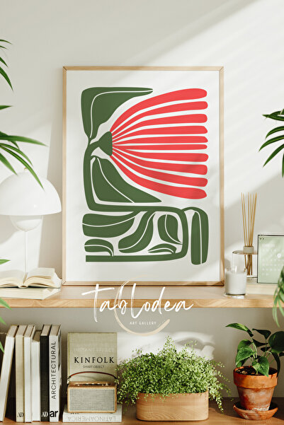 tablodea Цветна бохемска картина в рамка, декоративна модерна картина с флора...