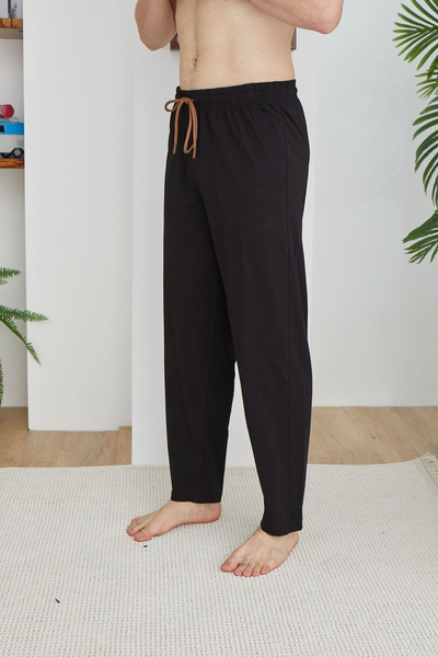 KLY بنطلون رجالي كبير الحجم بتصميم عصري