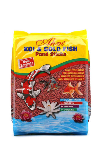 Ahm Koi Goldfish Colour Pond Sticks 1 Kg Skt:03/2027