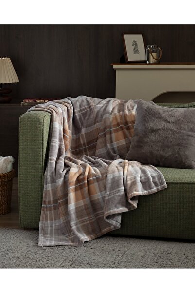 Madame Coco Tignes Welsoft Bedruckte TV-Decke - Grau